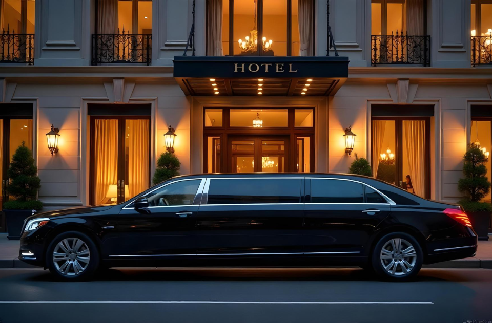 Executive business travel with chauffeur